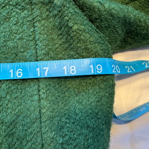 Green Boiled Wool Winter Weight Boden Coat Size 10 US - Picture 9 of 14